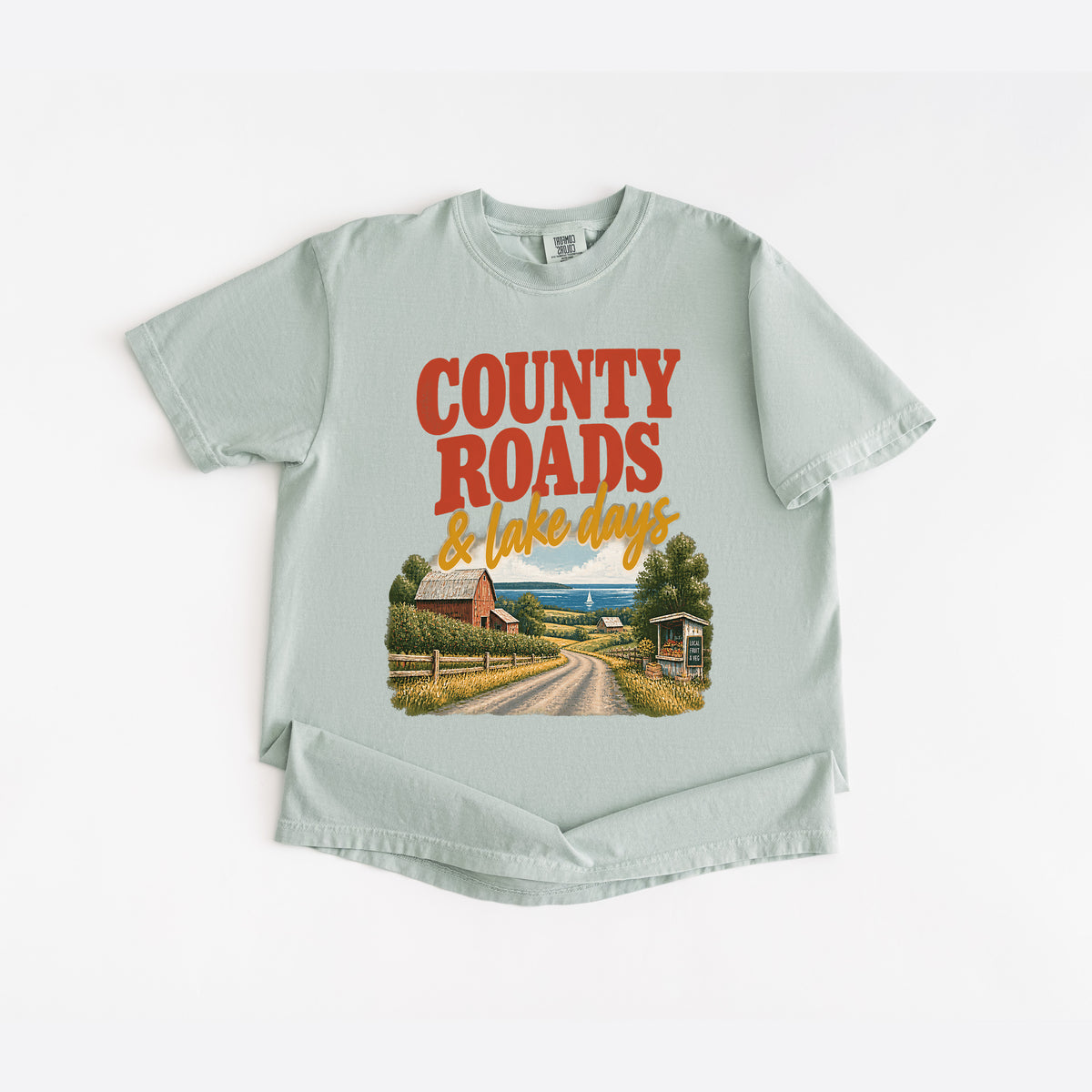 County Roads and Lake Days T-Shirt