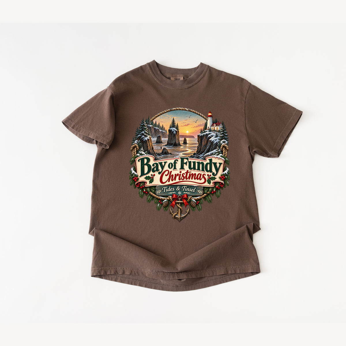 Bay of Fundy Christmas T-Shirt