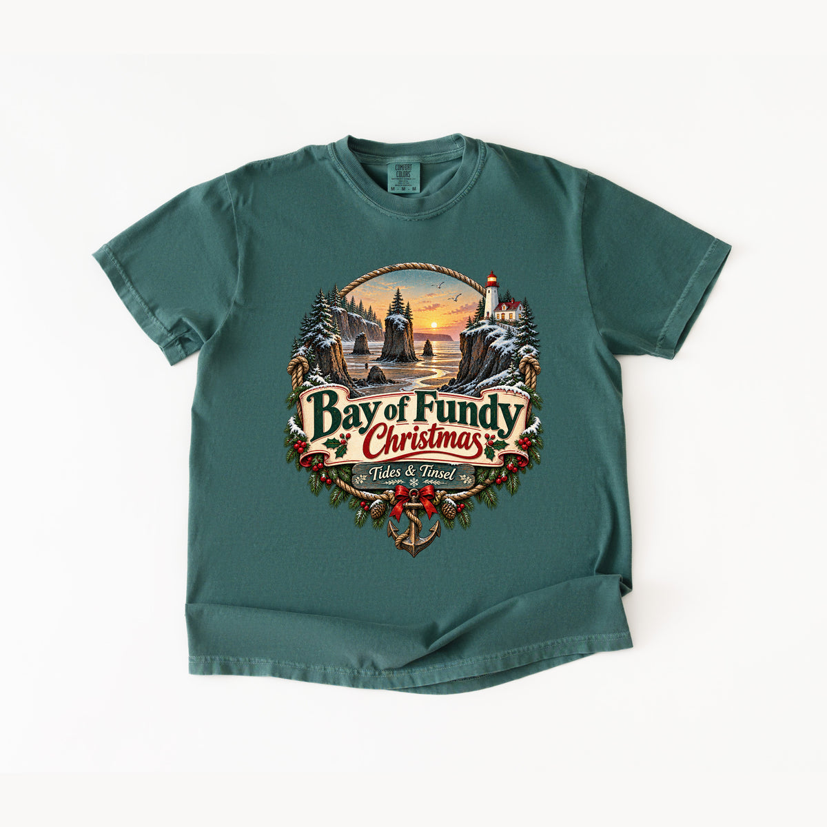 Bay of Fundy Christmas T-Shirt