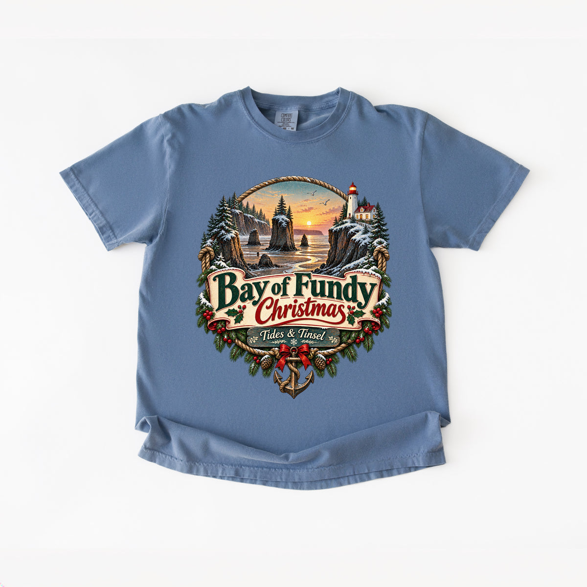 Bay of Fundy Christmas T-Shirt