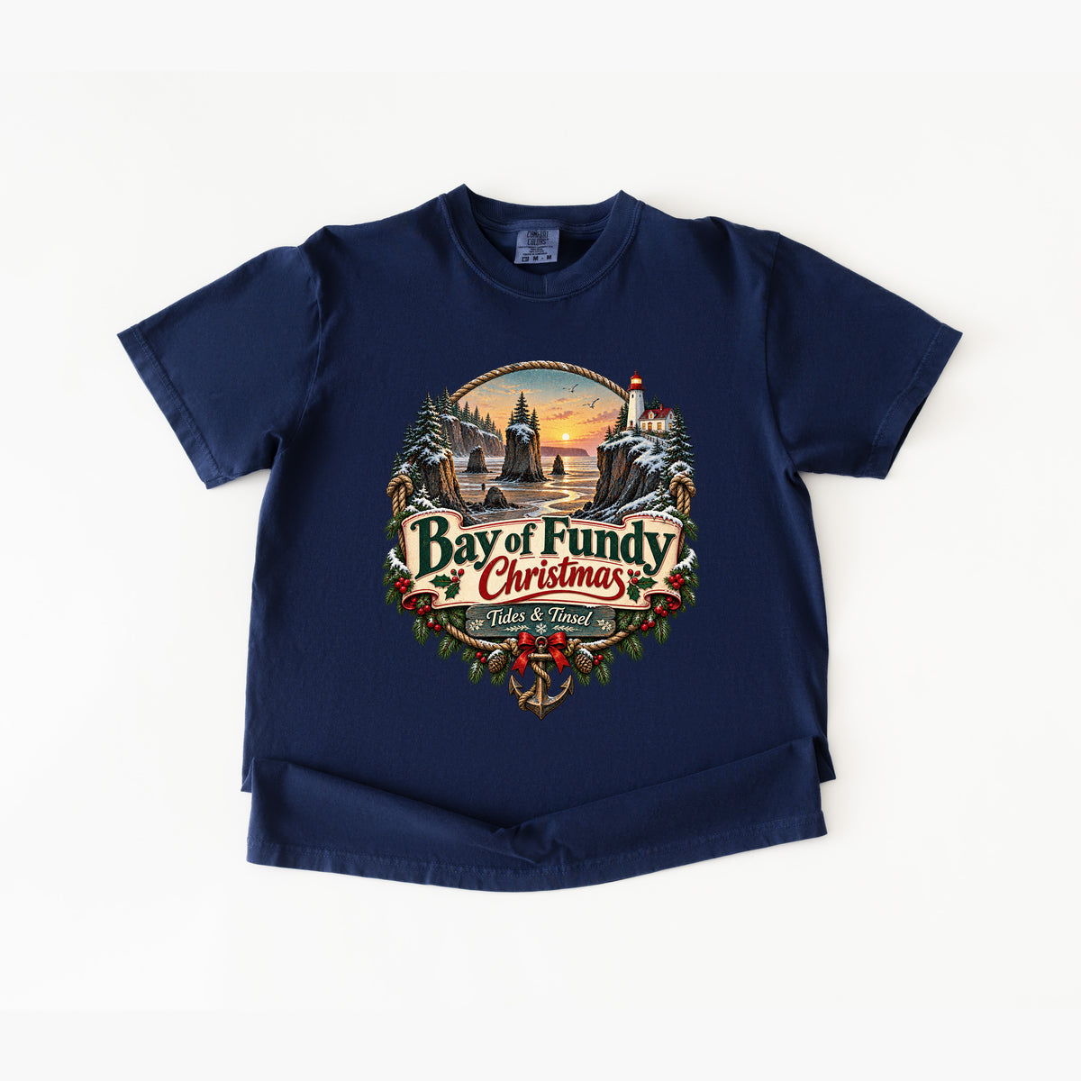 Bay of Fundy Christmas T-Shirt