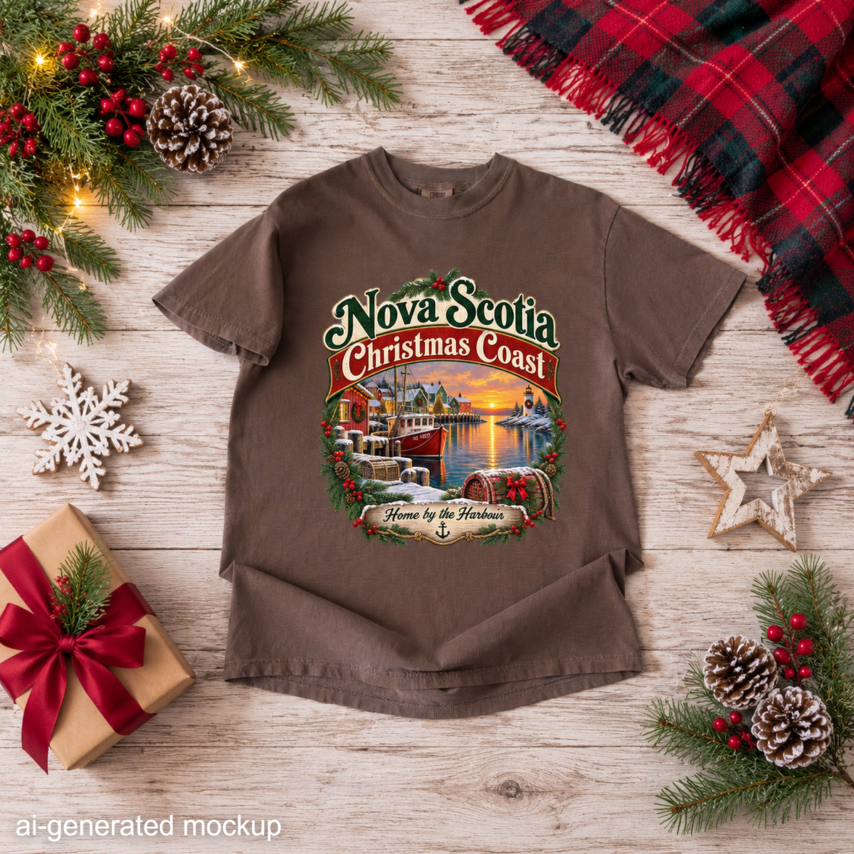 Nova Scotia Christmas T-Shirt