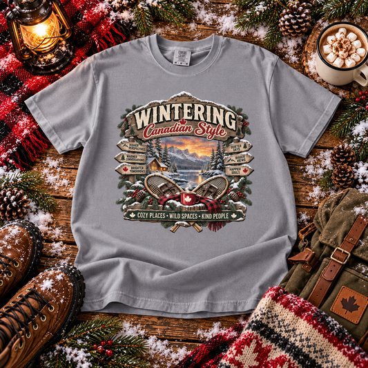 Wintering Canadian Style T-Shirt