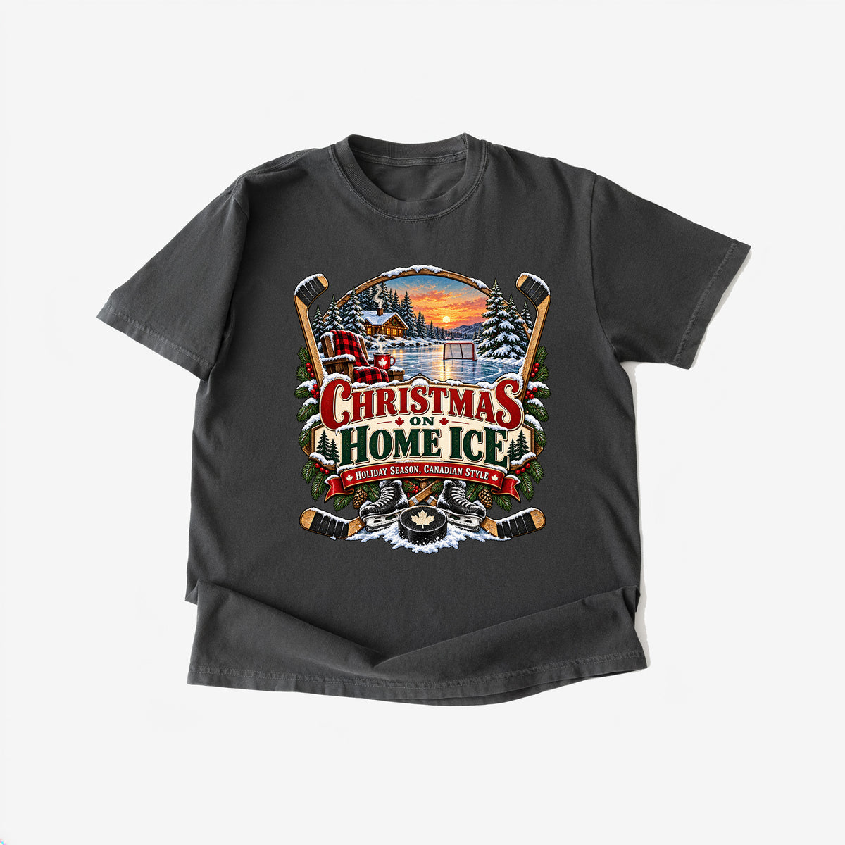 Christmas on Home Ice T-Shirt