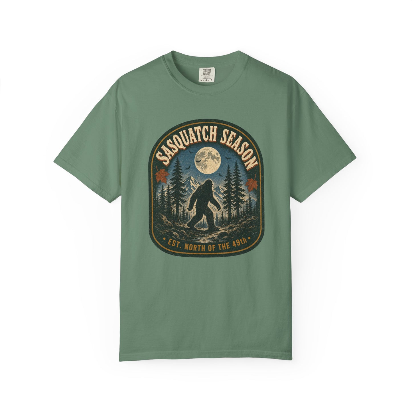 Vintage Bigfoot Forest Graphic Tee