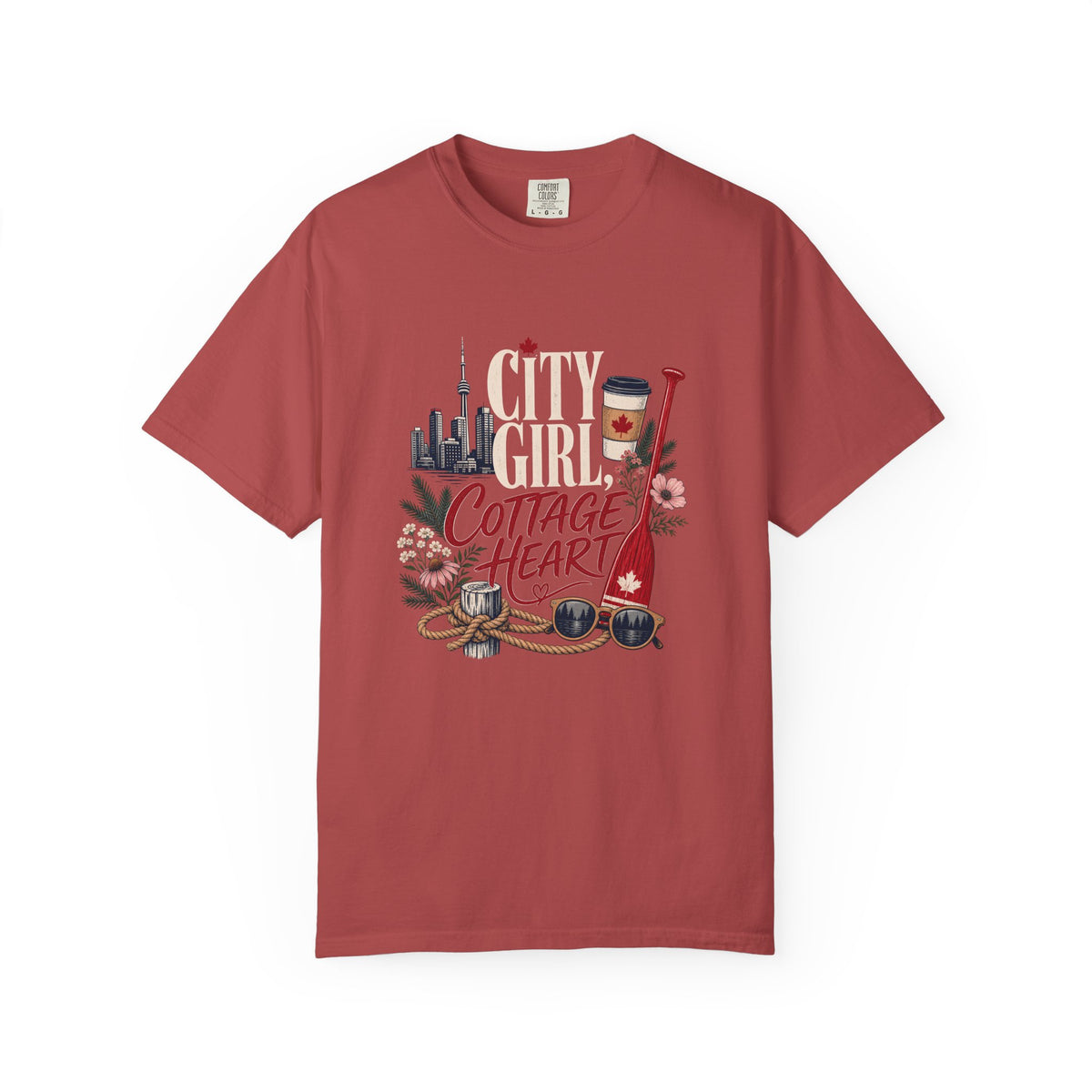 City Girl Cottage Heart Canada Shirt