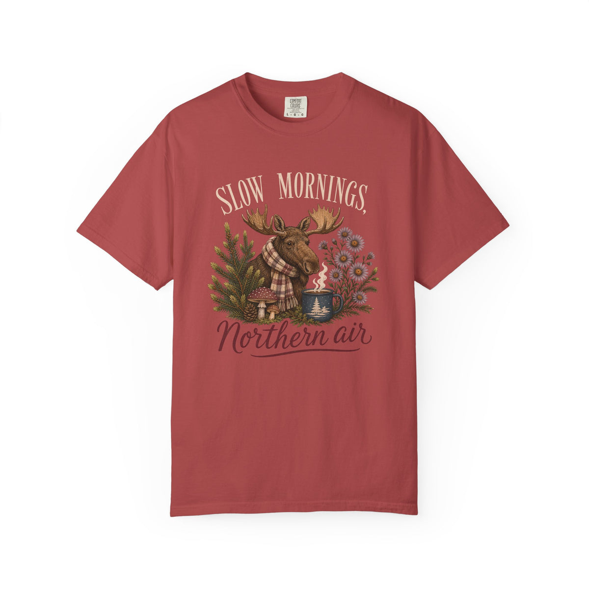 Slow Mornings Northern Air Moose Shirt