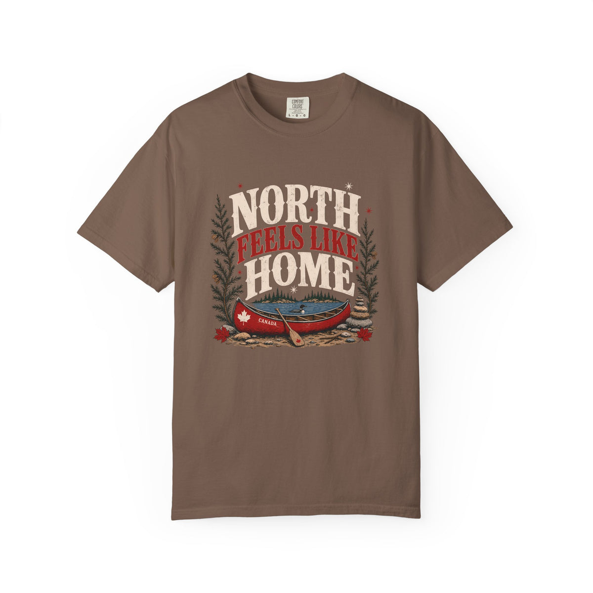 North Feels Like Home Canadian Canoe Shirt