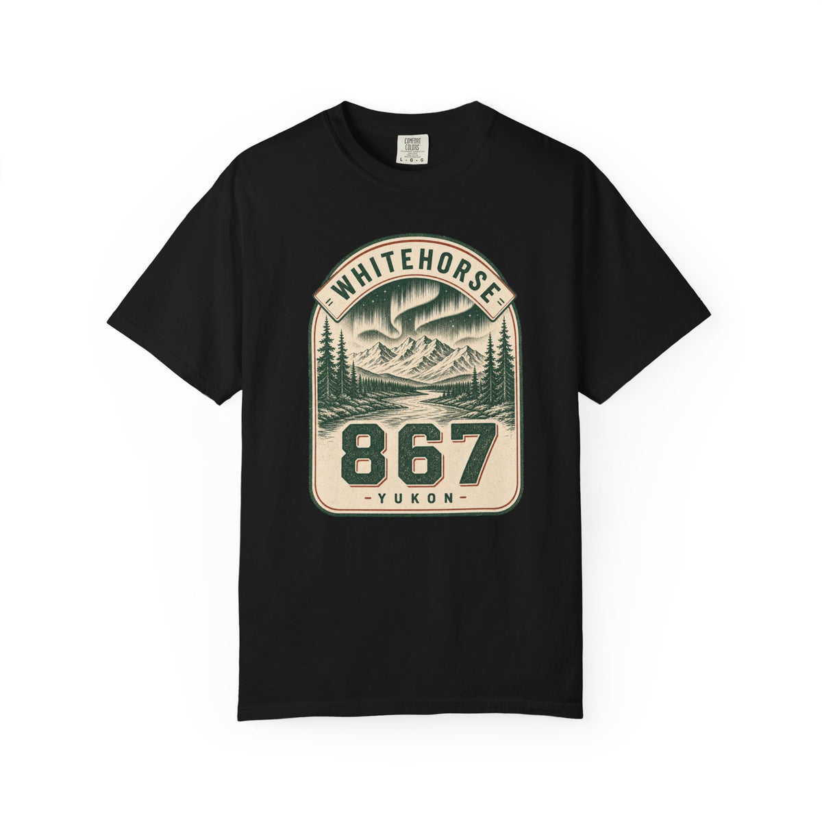 Whitehorse Yukon 867 Area Code - Vintage Nature T-Shirt