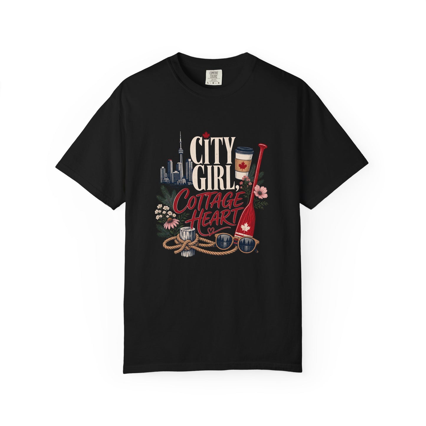 City Girl Cottage Heart Canada Shirt
