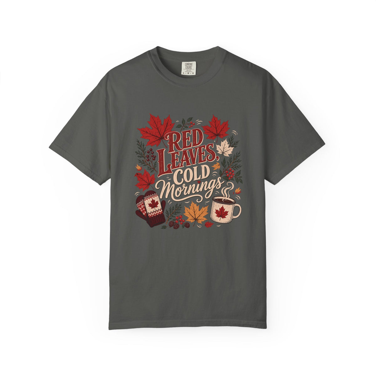 Red Leaves, Cold Mornings T-Shirt
