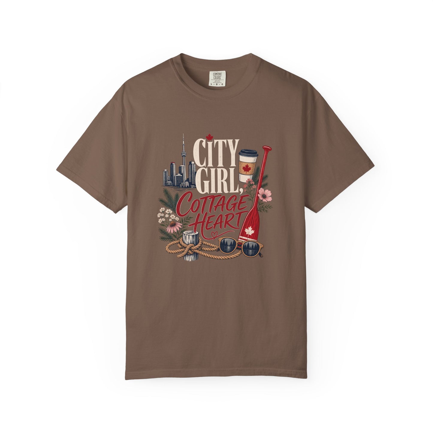 City Girl Cottage Heart Canada Shirt