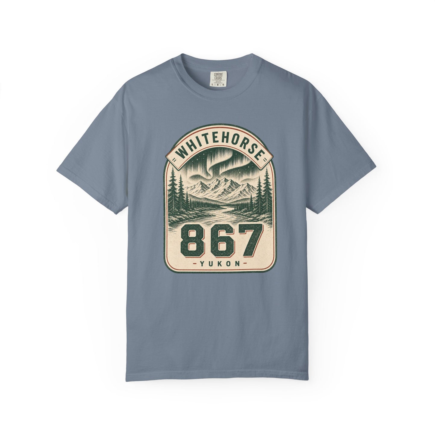 Whitehorse Yukon 867 Area Code - Vintage Nature T-Shirt