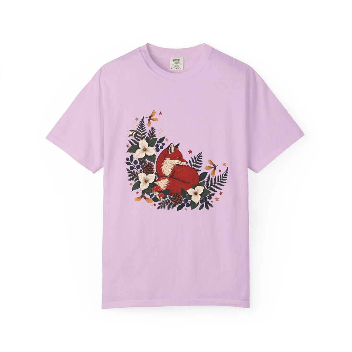 Red Fox Canadian Folk Art Shirt