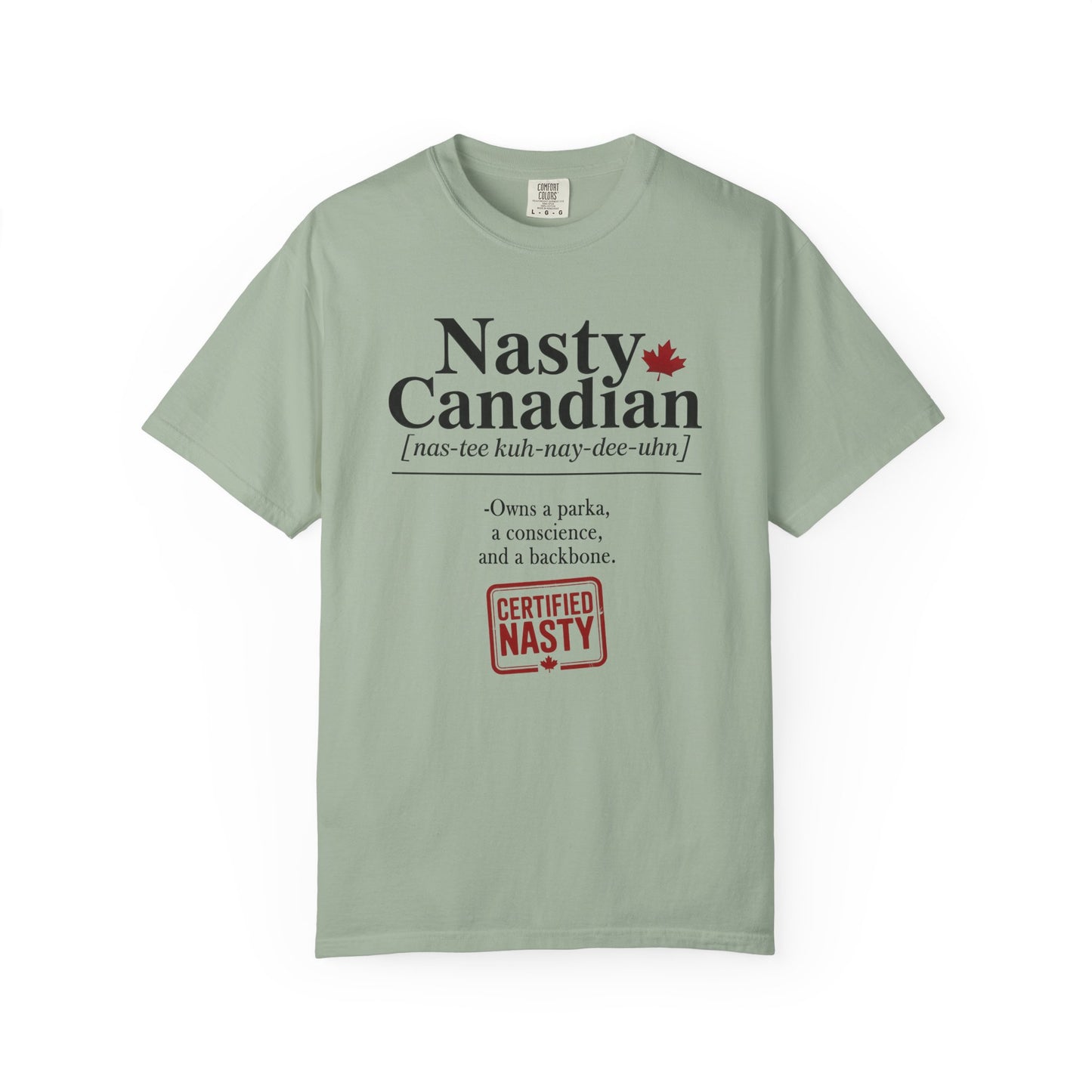 Certified Nasty Canadian Definition T-Shirt - Owns a Parka