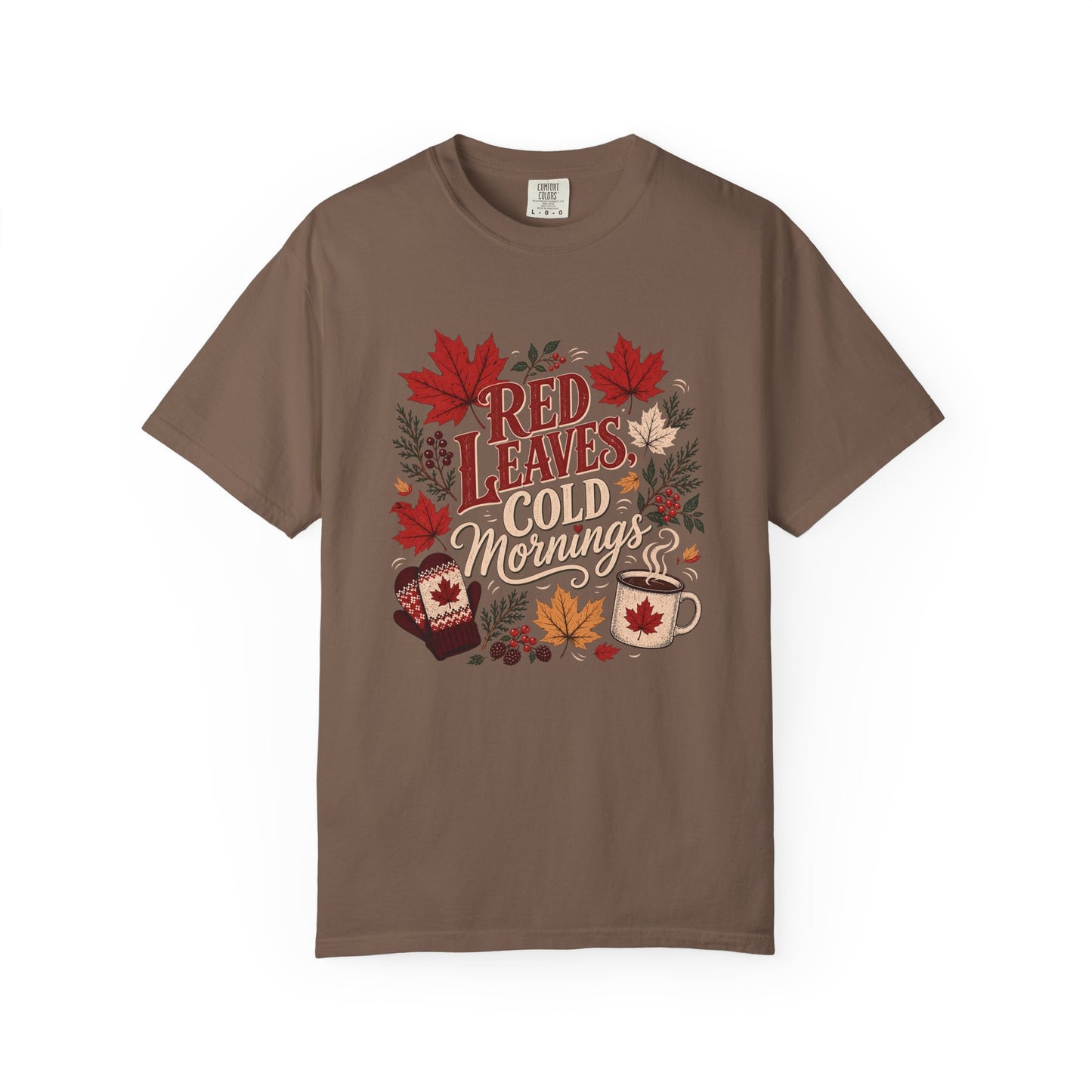 Red Leaves, Cold Mornings T-Shirt