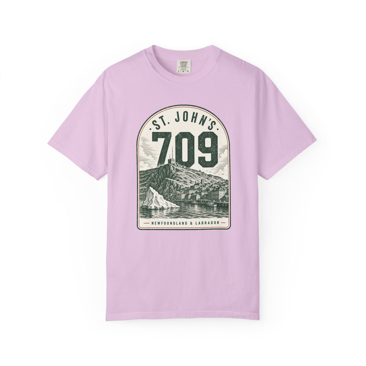 St. John's 709 Area Code - Vintage Mountain T-Shirt