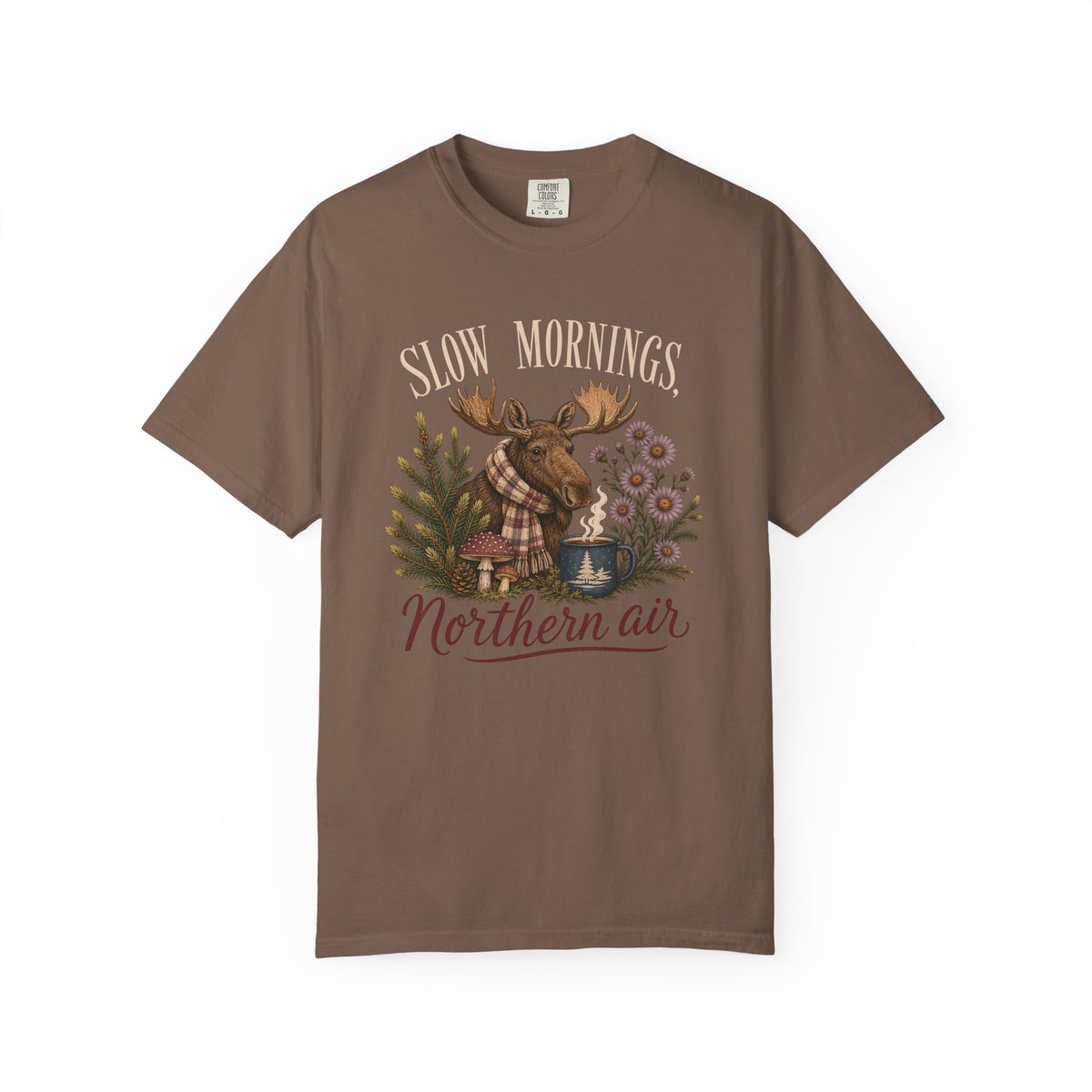 Slow Mornings Northern Air Moose Shirt