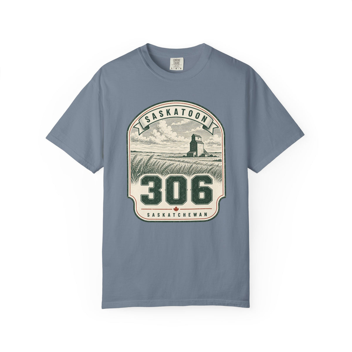 Saskatoon 306 Area Code - Saskatchewan Vintage Farmstead T-Shirt