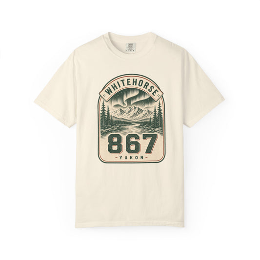 Whitehorse Yukon 867 Area Code - Vintage Nature T-Shirt