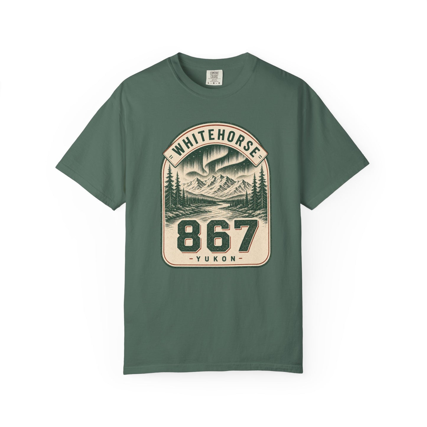 Whitehorse Yukon 867 Area Code - Vintage Nature T-Shirt