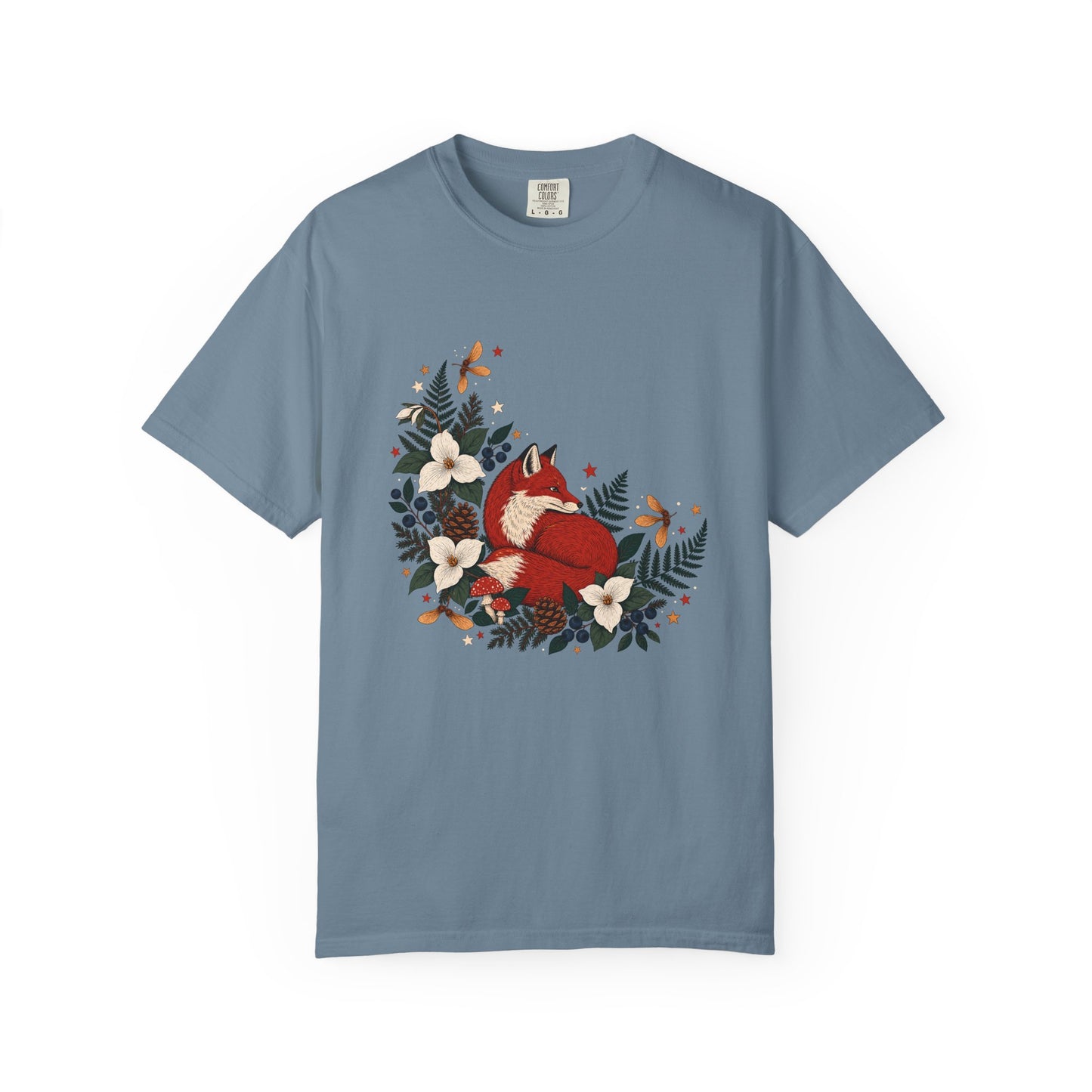 Red Fox Canadian Folk Art Shirt