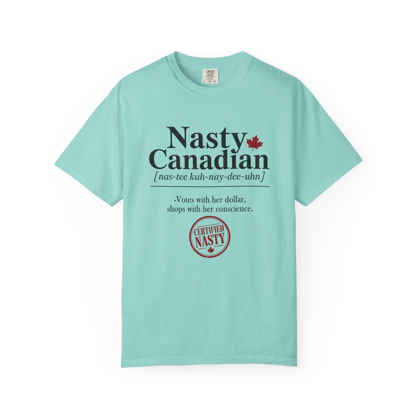 Certified Nasty Canadian Definition T-Shirt - Shops With Her Conscience