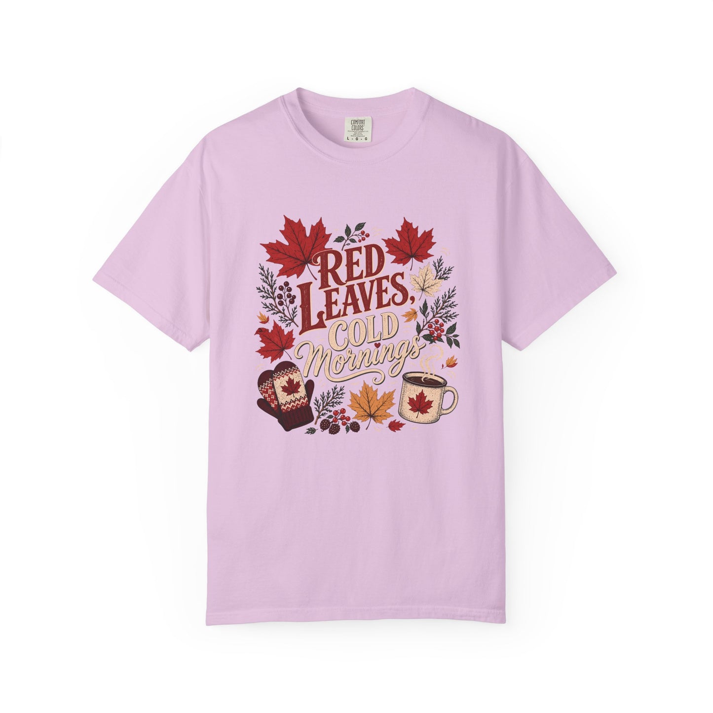 Red Leaves, Cold Mornings T-Shirt